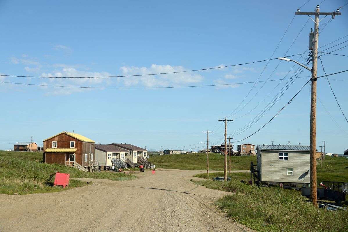 27A Houses And Street On Outskirts Of Tuktoyaktuk Northwest Territories